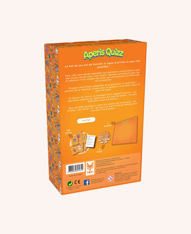Jeux de société - aperis quizz - special apero