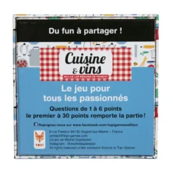 Jeux de société - family quizz cuisine & vin