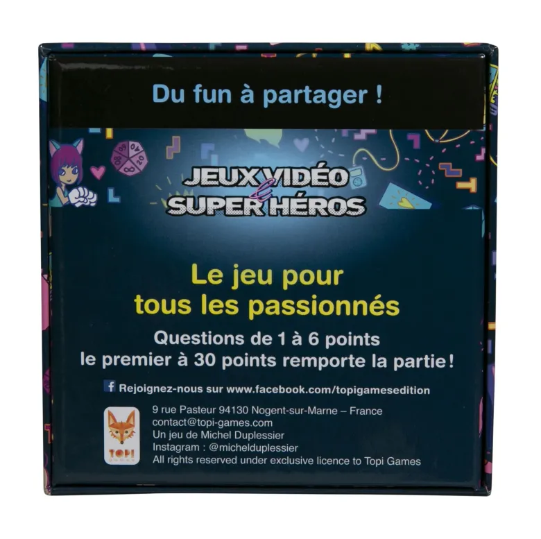 Jeux de société - family quizz jeux video