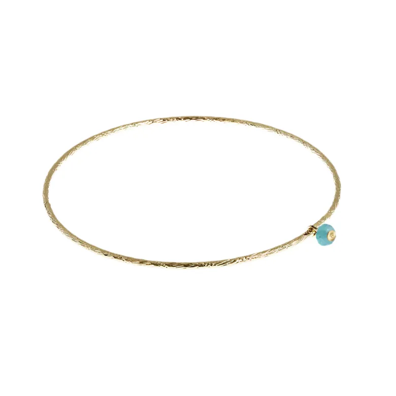 Jonc amazonite - pampille