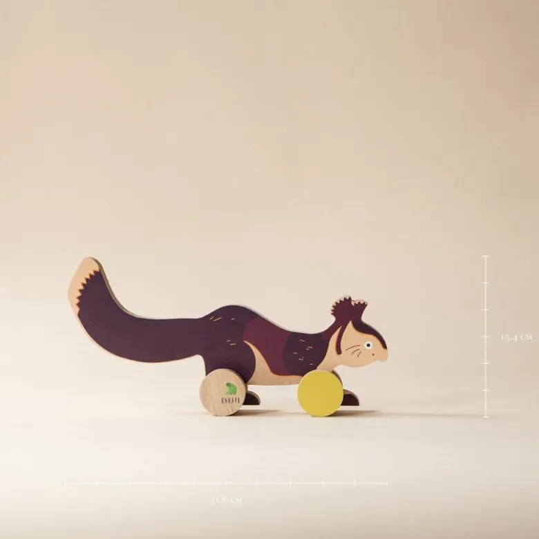 Jouet animal en bois l'écureuil géant