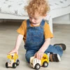 Jouet de camion-grue en bois