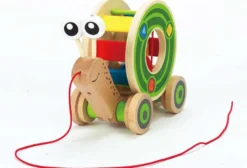 Jouet escargot à tirer hape