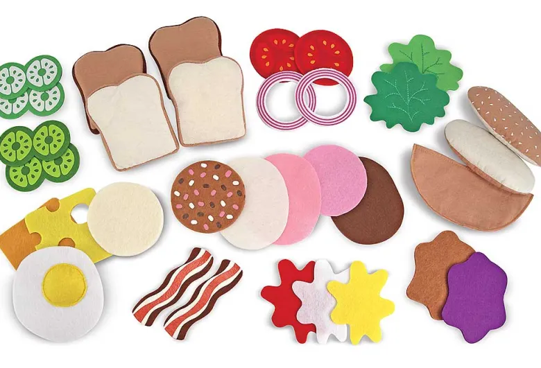 Jouet sandwich tissus melissa & doug