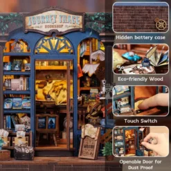 Journey trace shop - maquette booknook serre-livre