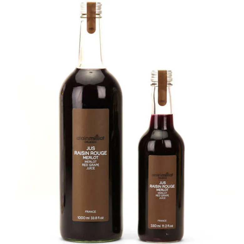 Jus de raisin rouge merlot - alain milliat