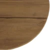 Kally - table d'appoint ronde en bois de teck recyclé naturel d47cm