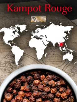 Kampot poivre rouge du cambodge, 60g -