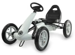 Kart à pédales enfant hypermotion evoque 5+ ans roues gonflables 50 kg
