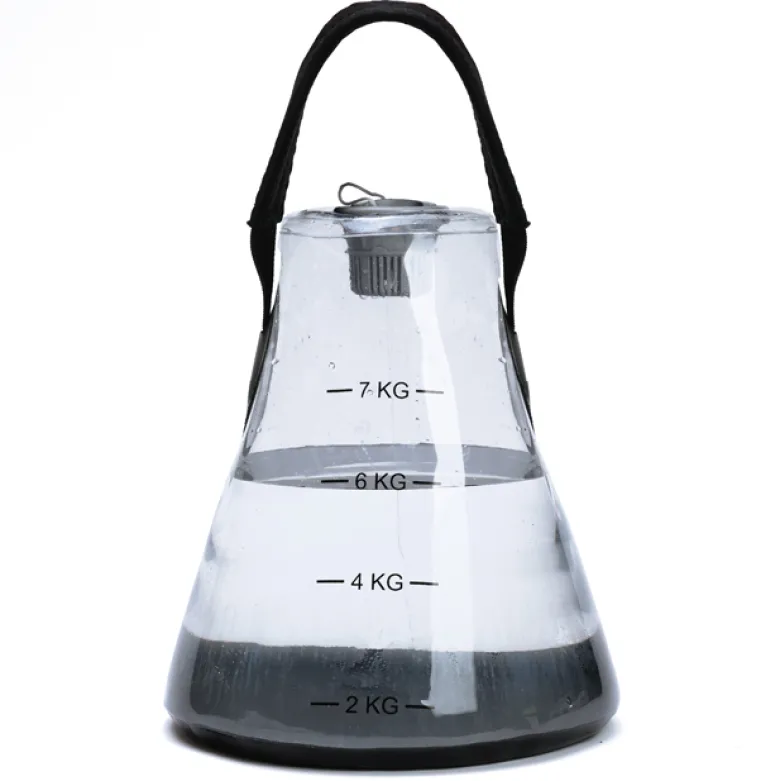 Kettlebell de musculation à remplir 7 kg