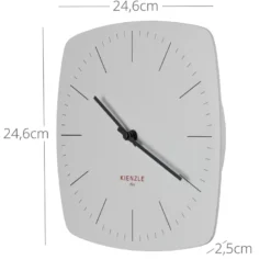 Kienzle dcf horloge murale radio-pilotée moderne 24,6 cm