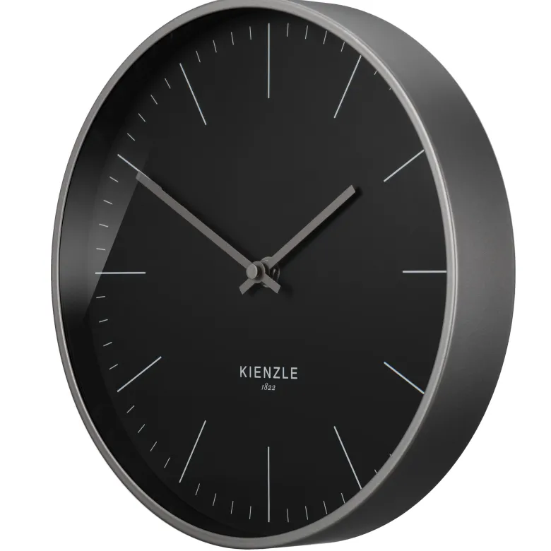 Kienzle horloge murale radio-pilotée modern anthracite 25 cm