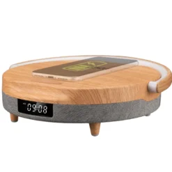 Kienzle réveil led avec haut-parleur bluetooth® et station de charge sans fil