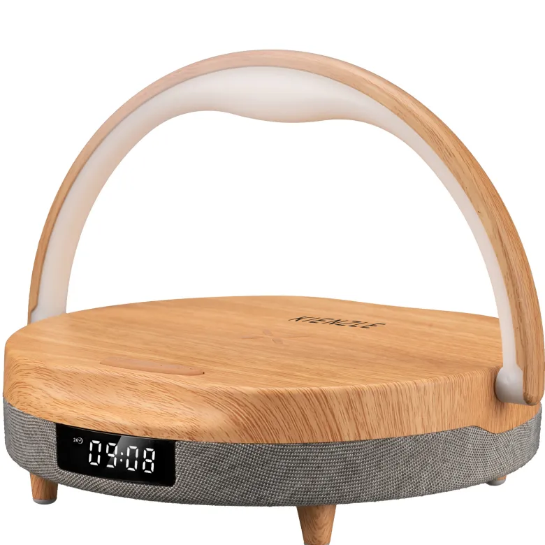Kienzle réveil led avec haut-parleur bluetooth® et station de charge sans fil