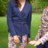 Kimono pyjama sitelle bleu marine L