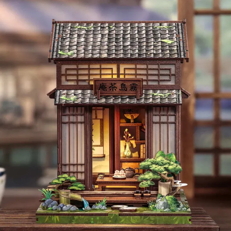 Kirishima cha-an - maquette booknook serre-livre