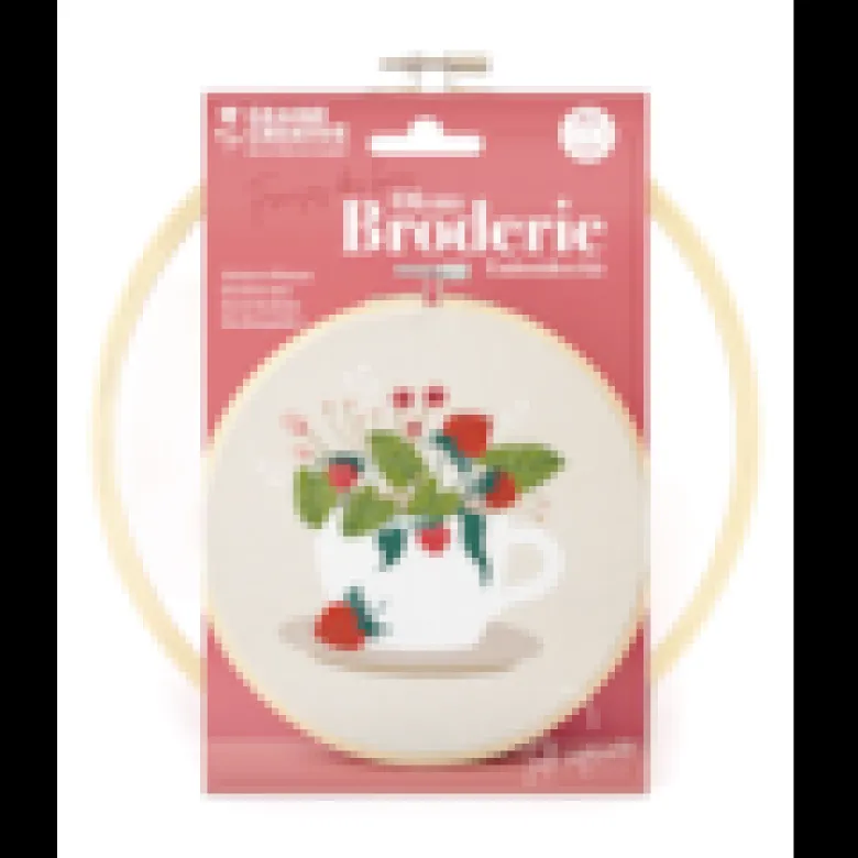 Kit broderie partielle fraise de