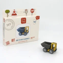 Kit camion tombereau en bois coloré