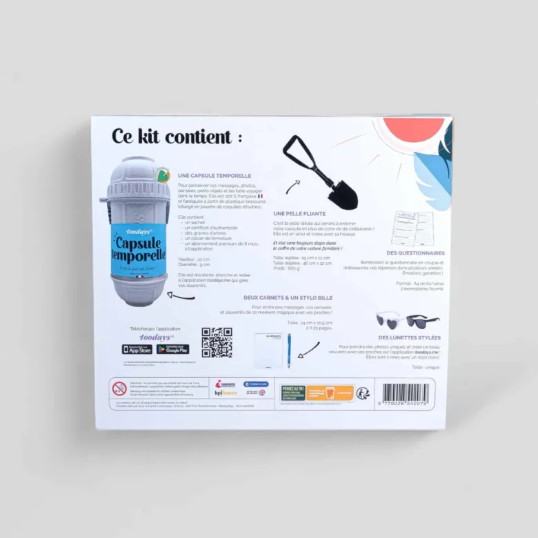 Kit capsule temporelle spécial mariage