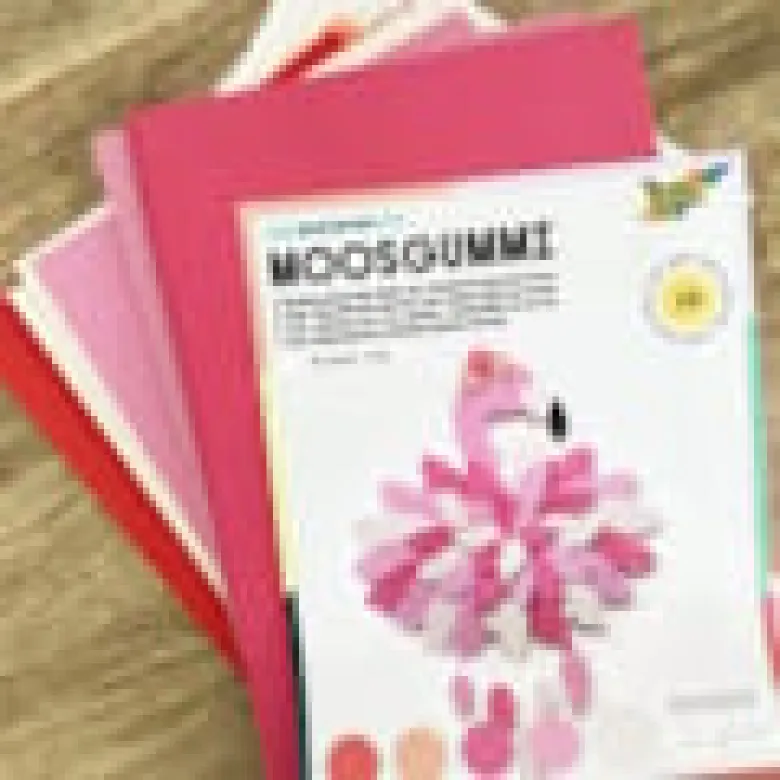 Kit créatif en mousse - coloris rose