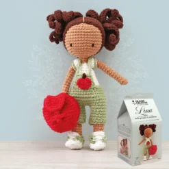 Kit crochet jolie poupée - lina