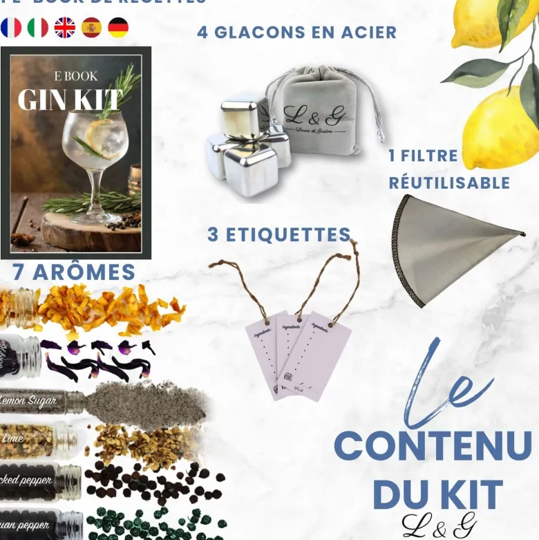 Kit découverte aromatisation gin