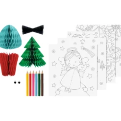 Kit de coloriage 3d - noël