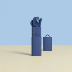 Kit de couvert bini bleu foncé