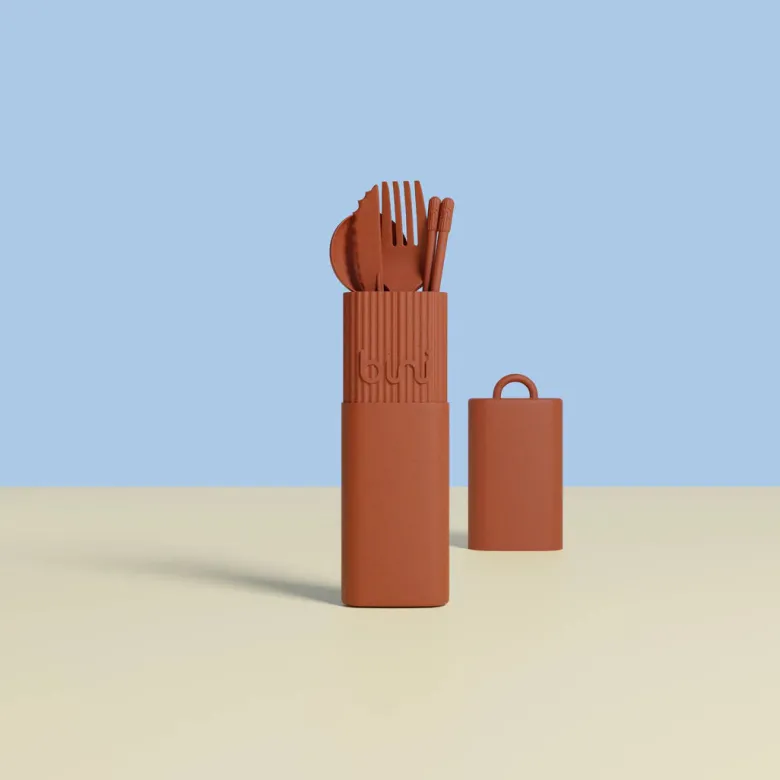 Kit de couvert bini terracotta