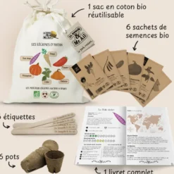 Kit de graines bio - les légumes d'antan