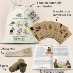 Kit de graines bio - les plantes médicinales