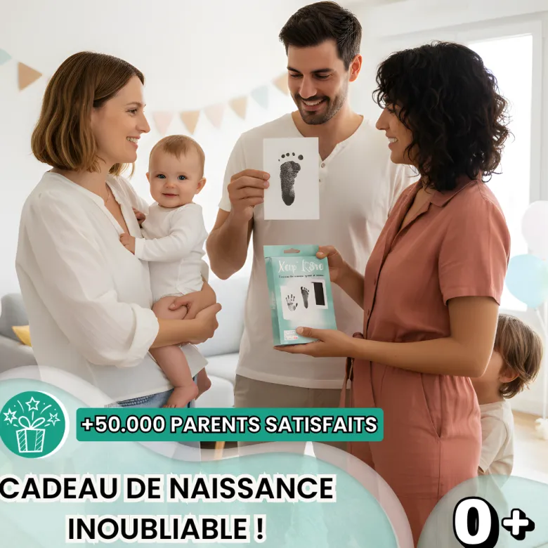 2 kit d'empreinte pour main et pied bébé