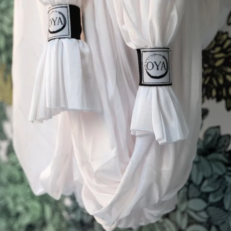 Kit de yoga aérien blanc plafond haut