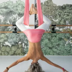 Kit de yoga aérien rose caresse