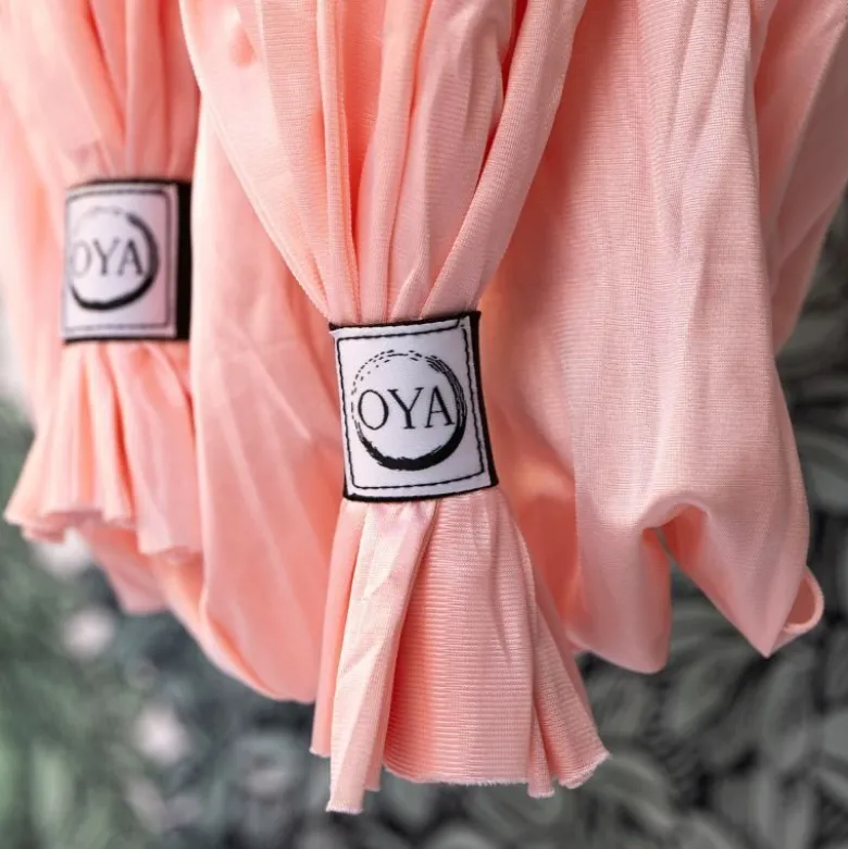 Kit de yoga aérien rose plafond haut