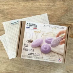 Kit diy : coffret savons à la lavande
