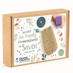 Kit diy - economiseur de savon en jute -