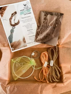 Kit diy sun catcher écru – déco lumineuse à créer soi même