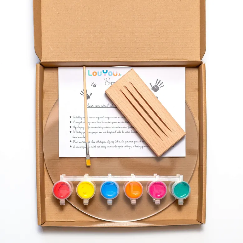 Kit empreinte de mains famille de 3 peps