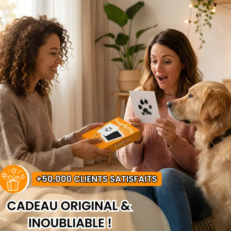 Kit empreintes chat chien + cadre photo