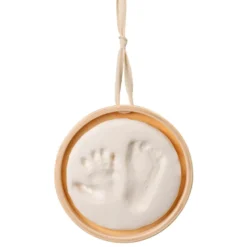Kit empreintes de bébé format médaillon à suspendre