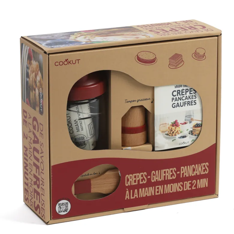 Kit fabrication crêpes gaufres pancakes