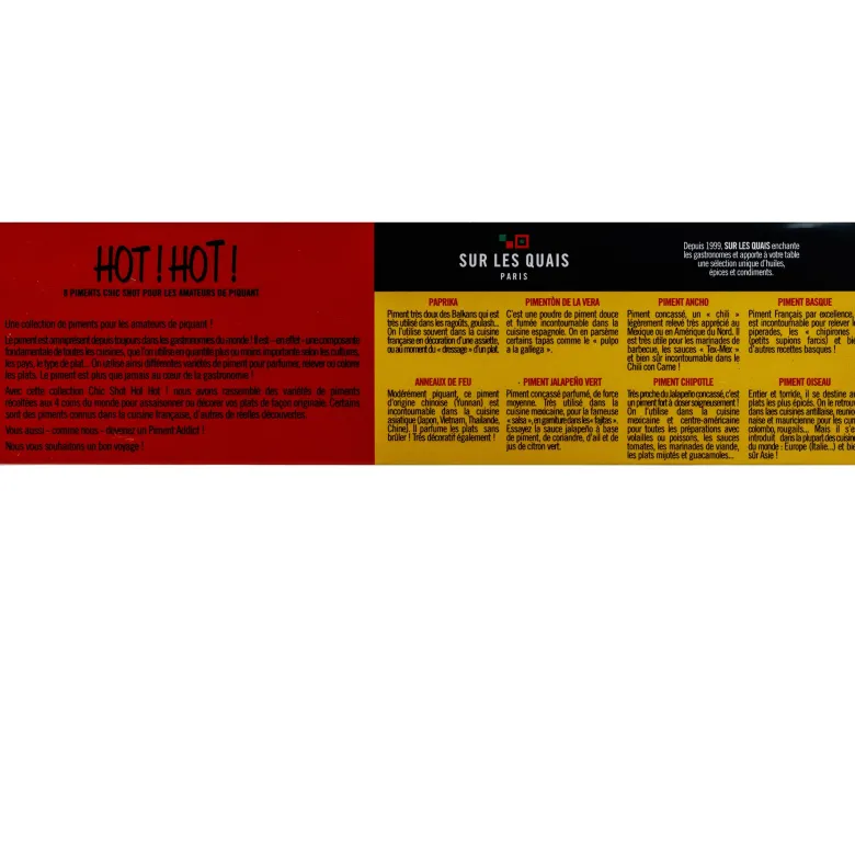 Kit hot! Hot! - sélection de piments