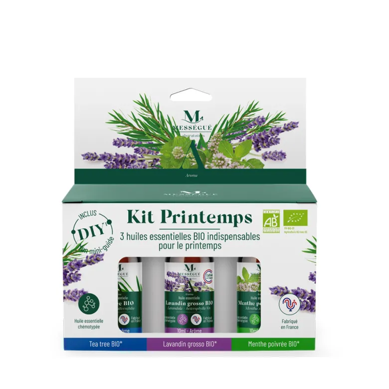 Kit printemps bio - 3 huiles ess.