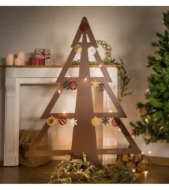Kit sapin de noël taille s et ses boules décoratives noir mica noir