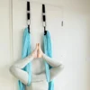 Kit yoga aérien porte bleu nuage