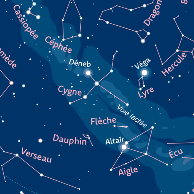 La carte du ciel Stelvision 365 pour repérer les étoiles toute l'année
