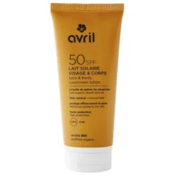 Lait solaire SPF50 bio Avril