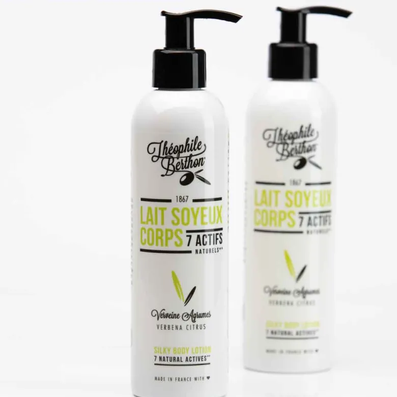 Lait soyeux corps parfum verveine agrume