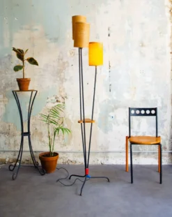 Lampadaire au triple abajour n°374